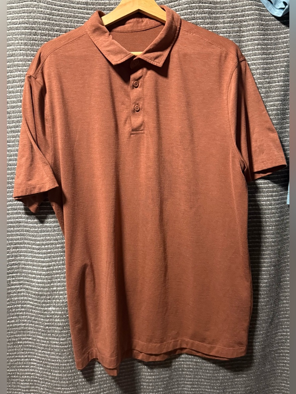 Lululemon Evolution Short-Sleeve Polo Shirt | BRICK | XL